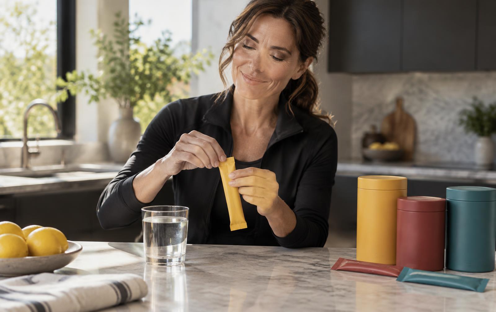 CODE nutraceutical jelly shot lifestyle scene
